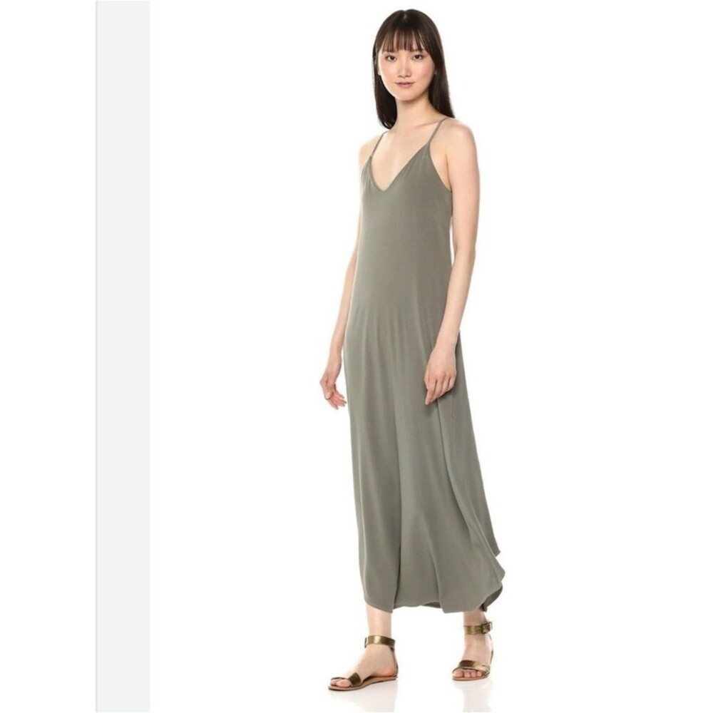 Michael Star Khaki Green Maxi Dress XS